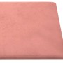 Paneles de pared 12 uds terciopelo rosa 30x30 cm 1,08 m²