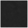 Paneles de pared 12 uds terciopelo negro 30x30 cm 1,08 m²