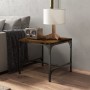 Beistelltisch aus geräuchertem Eichensperrholz, 40 x 40 x 35 cm von vidaXL, Couchtisch - Ref: Foro24-819406, Preis: 21,31 €, ...