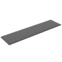 Paneles de pared 12 uds tela gris claro 60x15 cm 1,08 m²