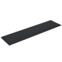Paneles de pared 12 uds cuero sintético negro 60x15 cm 1,08 m²