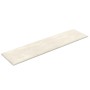 Paneles de pared 12 uds terciopelo color crema 60x15 cm 1,08 m²