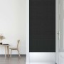 Paneles de pared 12 uds tela negro 60x30 cm 2,16 m²