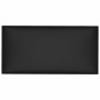 Paneles de pared 12 uds cuero sintético negro 60x30 cm 2,16 m²