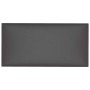 Paneles de pared 12 uds cuero sintético gris 60x30 cm 2,16 m²