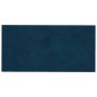 Paneles de pared 12 uds terciopelo azul 60x30 cm 2,16 m²