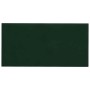 Paneles de pared 12 uds terciopelo verde oscuro 60x30 cm 2,16m²