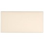 Paneles de pared 12 uds terciopelo crema 60x30 cm 2,16 m²