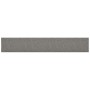Paneles de pared 12 uds tela gris claro 90x15 cm 1,62 m²