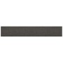 Paneles de pared 12 uds tela gris oscuro 90x15 cm 1,62 m²