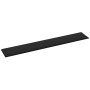 Paneles de pared 12 uds tela negro 90x15 cm 1,62 m²