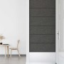 Paneles de pared 12 uds tela gris oscuro 90x30 cm 3,24 m²
