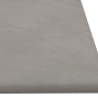 Paneles de pared 12 uds terciopelo gris claro 90x30 cm 3,24 m²