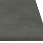 Paneles de pared 12 uds terciopelo gris oscuro 90x30 cm 3,24 m²