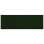 Paneles de pared 12 uds terciopelo verde oscuro 90x30cm 3,24 m²