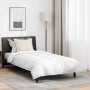 Juego de Edredón con almohada 2 pcs Blanco 140 x 220 cm Plumas
