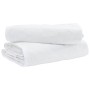 Juego de Edredón con almohada 2 pcs Blanco 140 x 220 cm Plumas