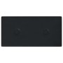 Paneles de pared 12 uds cuero sintético negro 30x15 cm 0,54 m²