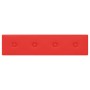 Paneles de pared 12 uds cuero sintético rojo 60x15 cm 1,08 m²