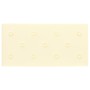 Paneles de pared 12 uds cuero sintético crema 60x30 cm 2,16 m²