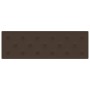 Paneles de pared 12 uds cuero sintético marrón 90x30 cm 3,24 m²