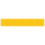Paneles de pared 12 uds terciopelo amarillo 90x15 cm 1,62 m²