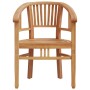 5-teiliges Garten-Essset aus massivem Teakholz von vidaXL, Gartensets - Ref: Foro24-3155767, Preis: 672,11 €, Rabatt: %