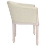 Silla de comedor de lino