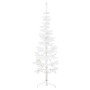 Medio árbol de Navidad artificial con soporte blanco 180 cm en Arboles de navidad | Comprar online en Foro24
