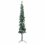 Medio árbol de Navidad artificial con soporte verde 240 cm en Arboles de navidad | Comprar online en Foro24