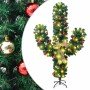 Cactus de Navidad con soporte y LED verde 180 cm PVC en Arboles de navidad | Comprar online en Foro24