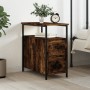 Nachttisch aus geräuchertem Eichenholzwerkstoff, 30 x 60 x 60 cm von vidaXL, Nachttische - Ref: Foro24-826067, Preis: 56,75 €...