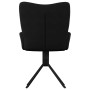 Sillas de comedor giratorias 2 uds terciopelo negro