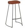 Taburetes de bar Gavin 2 uds madera mango maciza 50x40x78 cm