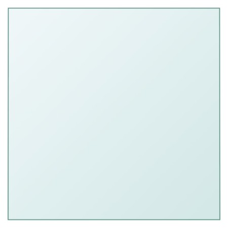Superficie de mesa vidrio templado transparente 40x40 cm en Tableros para mesas | Comprar online en Foro24