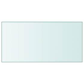 Superficie de mesa vidrio templado transparente 50x100 cm Superficie de mesa vidrio templado transparente 50x100 cm