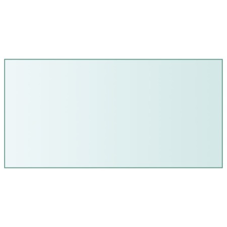 Superficie de mesa vidrio templado transparente 50x100 cm en Tableros para mesas | Comprar online en Foro24