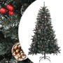 Árbol de Navidad artificial con soporte PVC verde 150 cm en Arboles de navidad | Comprar online en Foro24