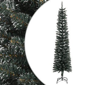 Árbol Navidad artificial estrecho con soporte PVC verde 240 cm en Arboles de navidad | Comprar online en Foro24