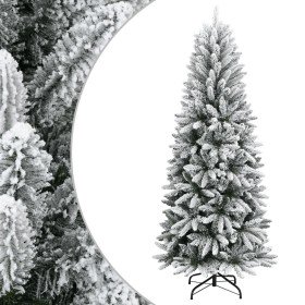 Árbol de Navidad artificial con nieve PVC y PE 120 cm