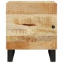 Mesitas de noche 2 uds madera maciza de mango 40x33x46 cm