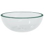 Lavabo de vidrio templado transparente 30x12 cm