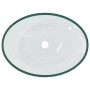Lavabo de vidrio transparente 50x37x14 cm