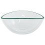 Lavabo de vidrio templado transparente 54,5x35x15,5 cm