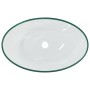 Lavabo de vidrio templado transparente 54,5x35x15,5 cm