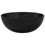 Lavabo de vidrio templado negro 30x12 cm