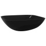 Lavabo de vidrio negro 42x42x14 cm