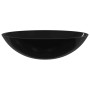 Lavabo de vidrio negro 50x37x14 cm
