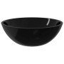 Lavabo de vidrio negro 50x37x14 cm