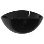 Lavabo de vidrio templado negro 54,5x35x15,5 cm